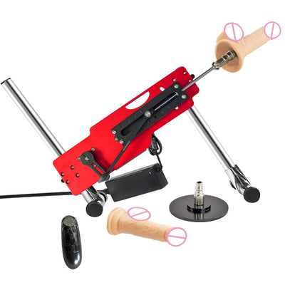 Adjustable Angle Powerful Sex Machine with Attachments (3 - 15 cm Stroke Length, 2 colors to choose from)