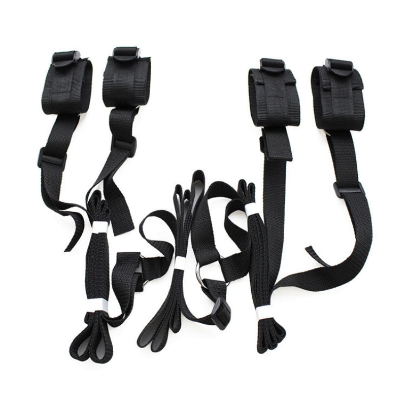 BDSM Adjustable Under Bed Restraints, for ankles, wrists (2 variants)