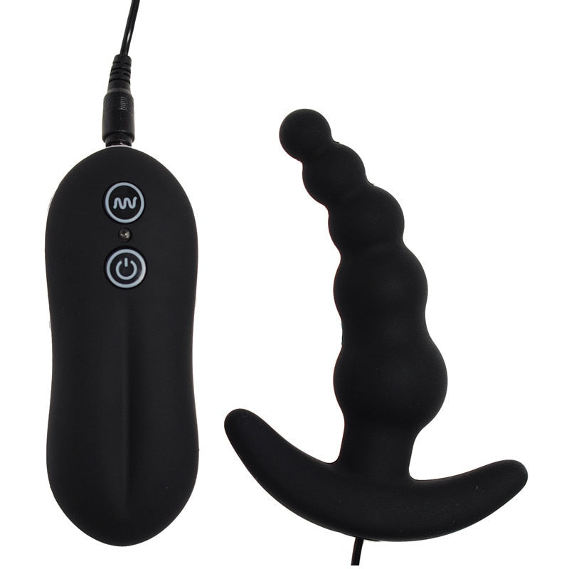 Vibrations portables à 10 fréquences, étanches, rechargeables et à piles, télécommande sans fil, vibromasseur anal.