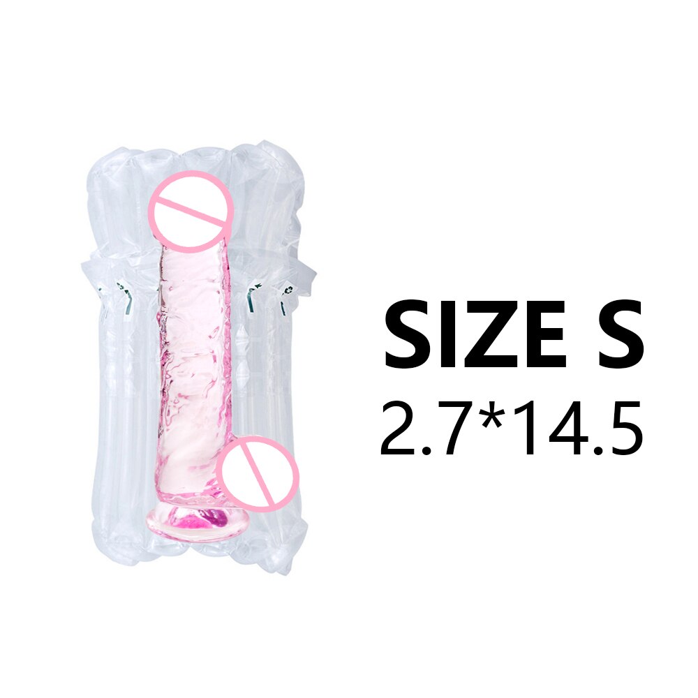 Realistic Soft Dildo with Suction Cup.  (Various Sizes and Colors)
