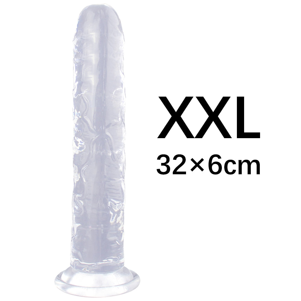 Different Sizes and Colors Dildos with Suction Cup.