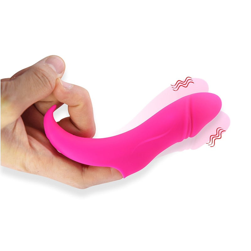 16 Mode Silicone Slip-On Finger Vibrator/Massager G-Spot Stimulator (2 Colors)