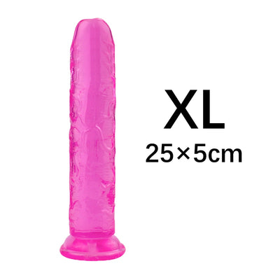 Different Sizes and Colors Dildos with Suction Cup.