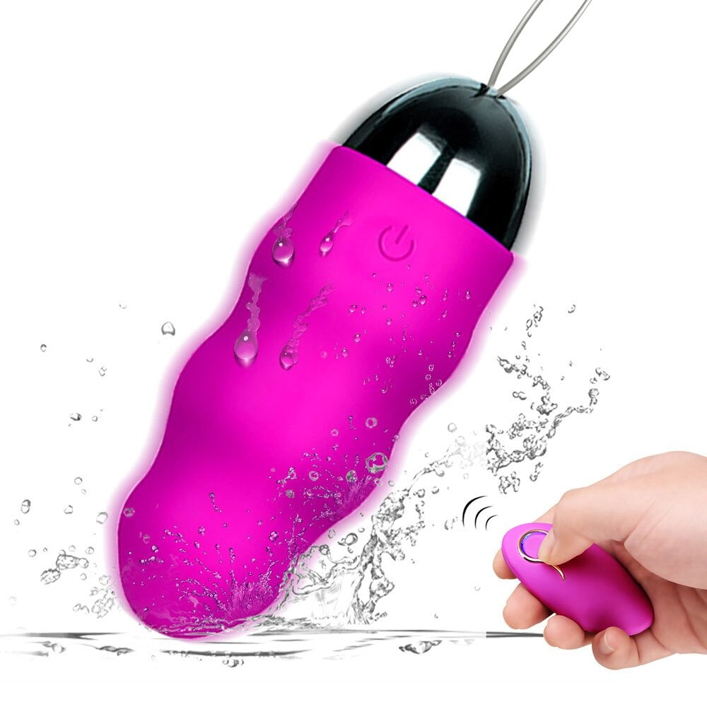 Wearable Silent 10 Frequency Vibration Rechargeable, Wireless Remote Control, Egg Vibrator.  (Various Colors)