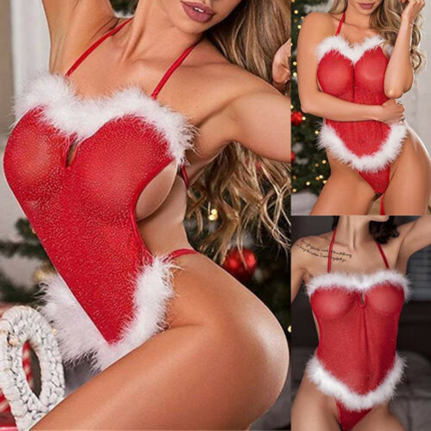 Sexy Erotic Holiday Lingerie Sizes Small to XXXL