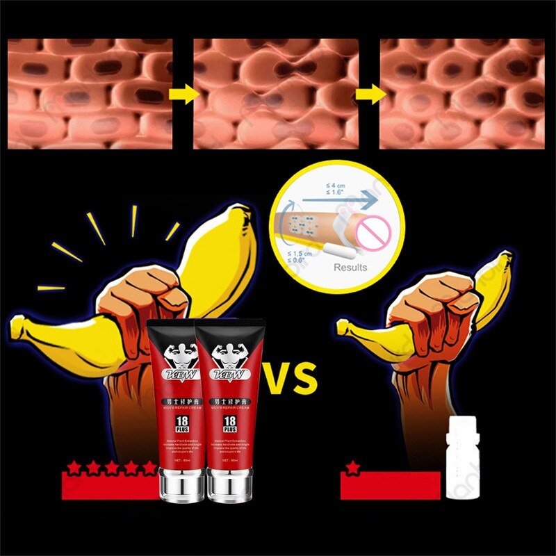 Crema para agrandar el pene. Los resultados pueden variar.