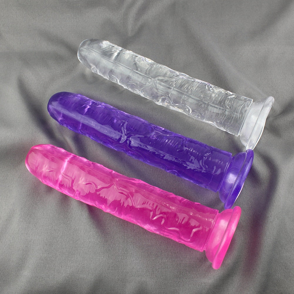 Different Sizes and Colors Dildos with Suction Cup.