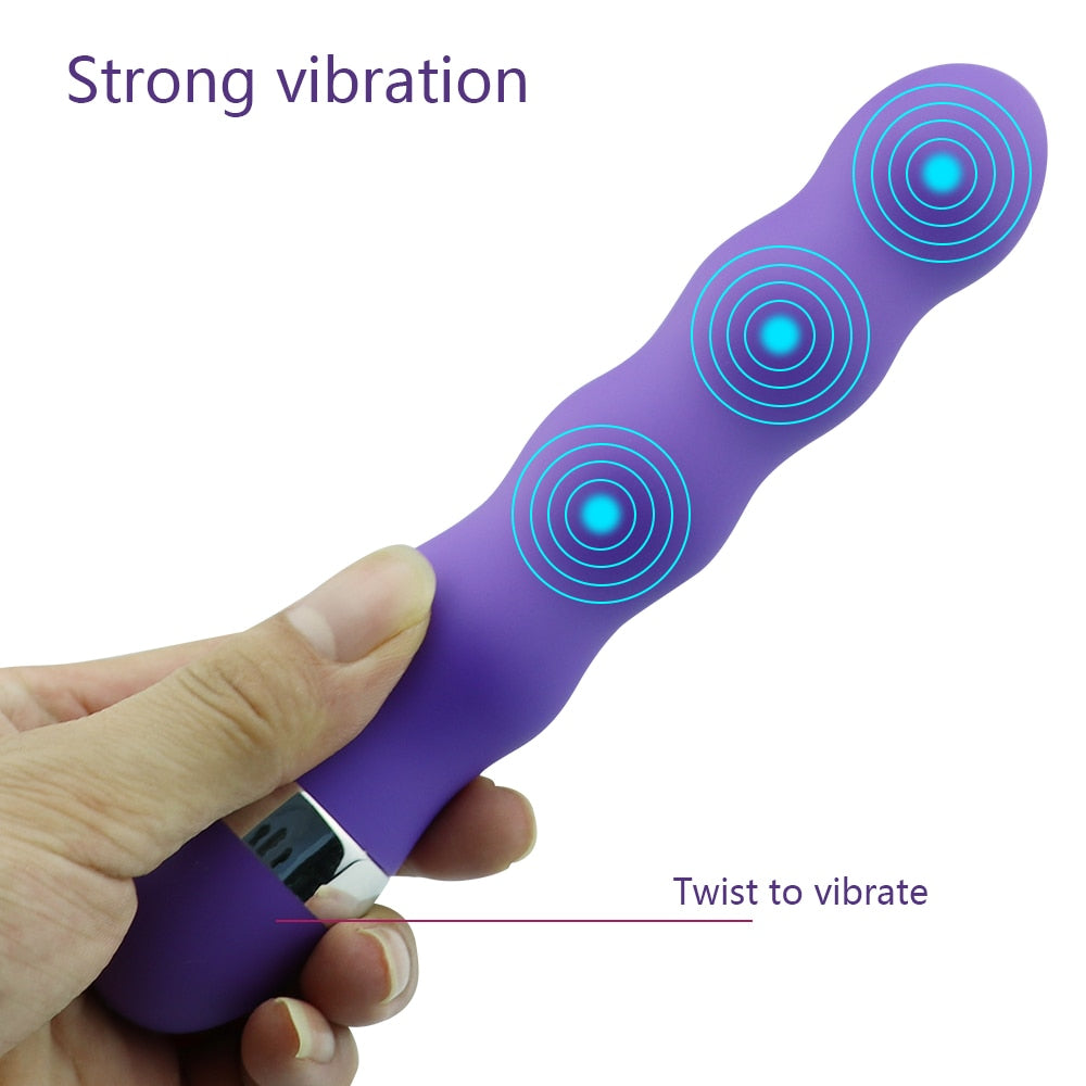 Funciona con pilas, resistente al agua, gran vibrador.