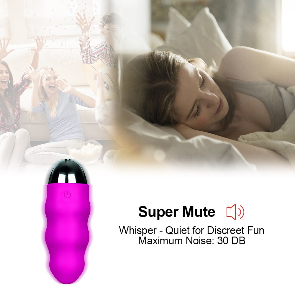 Wearable Silent 10 Frecuencia Vibración Recargable, Control Remoto Inalámbrico, Vibrador de Huevo. (Varios colores)