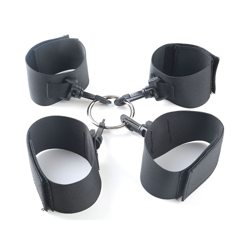 Feet and Hands Velcro Adjustable Restraints Handcuffs For Bondage BDSM Play
