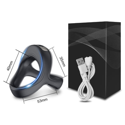 Vibrator Cockring Penis Cock Ring on for Man Delay Ejaculation Sex Toys for Men - toys-3366