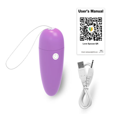 Mode portable 10, vibromasseur de contrôle à distance rechargeable par USB de type Mini Bullet.