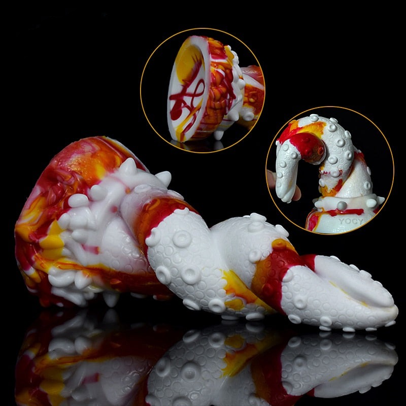 Silicone Octopus Tentacle Anal Plug-Various Styles-Colors.