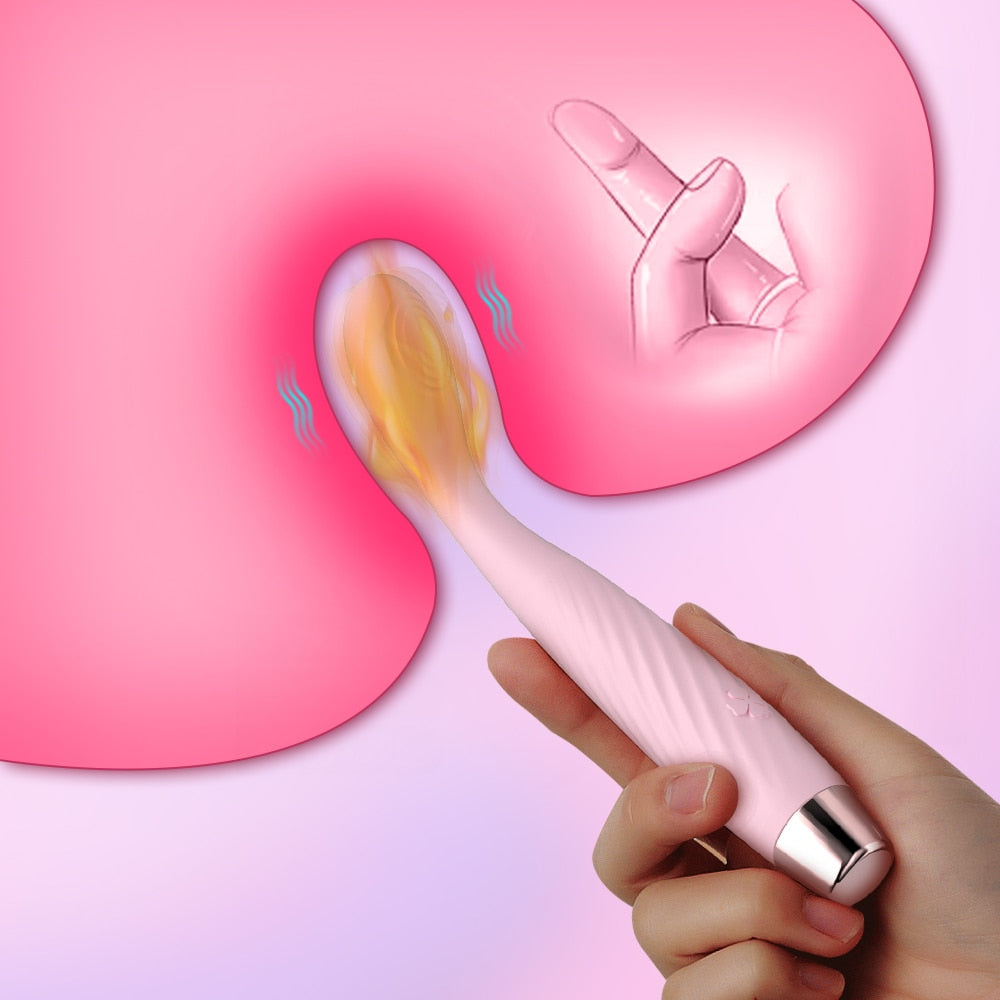 Vibromasseur/stimulateur point G/clitoris en forme de doigt (différentes couleurs)