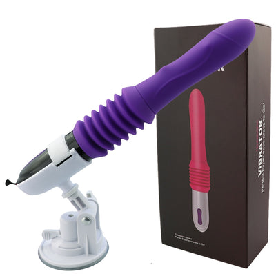 Sex Machine Telescopic Dildo Vibrator Automatic Up Down Massager Female Masturbation - toys-3366