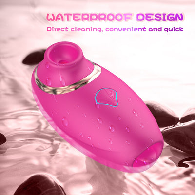 Rechargeable Waterproof Powerful Sucking Vibrator For Nipples And Clit.