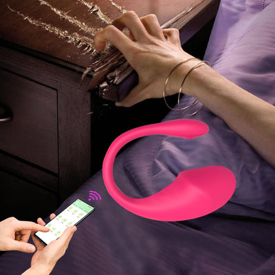 Bluetooths Female Dildo Vibrator for Women Wireless APP Remote Control Sex Toys - toys-3366