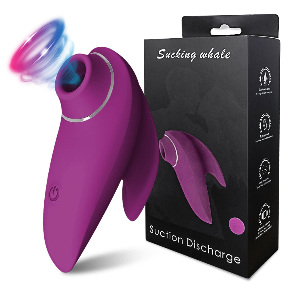 Sucking Vibrator Sex Toy For Women Vibrating Sucker Oral Clitoris Stimulator Sex Suction Vibrator - toys-3366