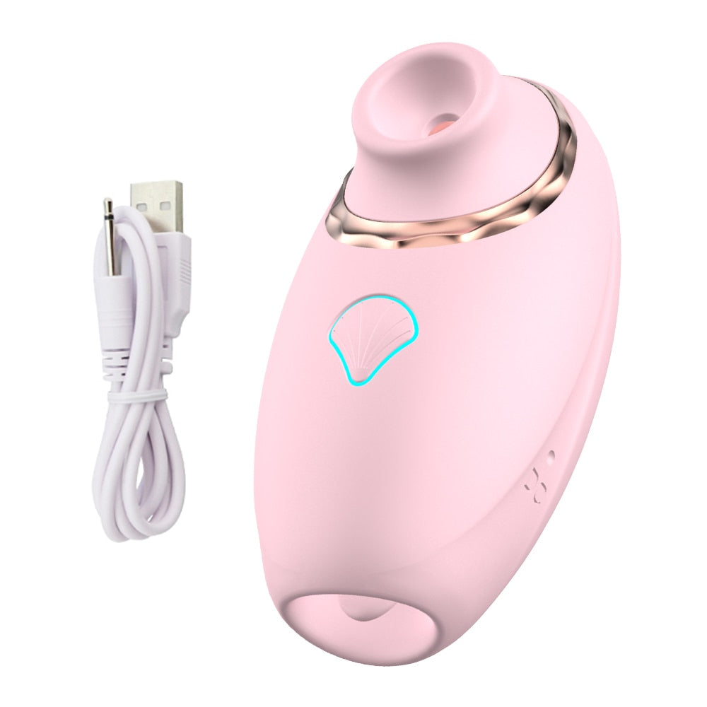 Rechargeable Waterproof Powerful Sucking Vibrator For Nipples And Clit.