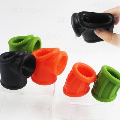 Soft Silicone Ball Stretcher To Help Delay Premature Ejaculation