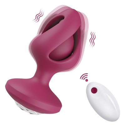 Rechargeable Wireless Remote Control Anal Plug Vibrator.