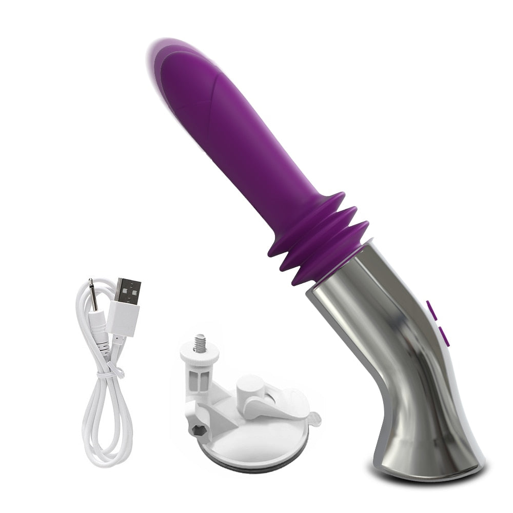 Automatique haut vers le bas masseur sexe Machine télescopique gode vibrateur G Spot poussant rétractable jouet Vaginal Masturbation féminine