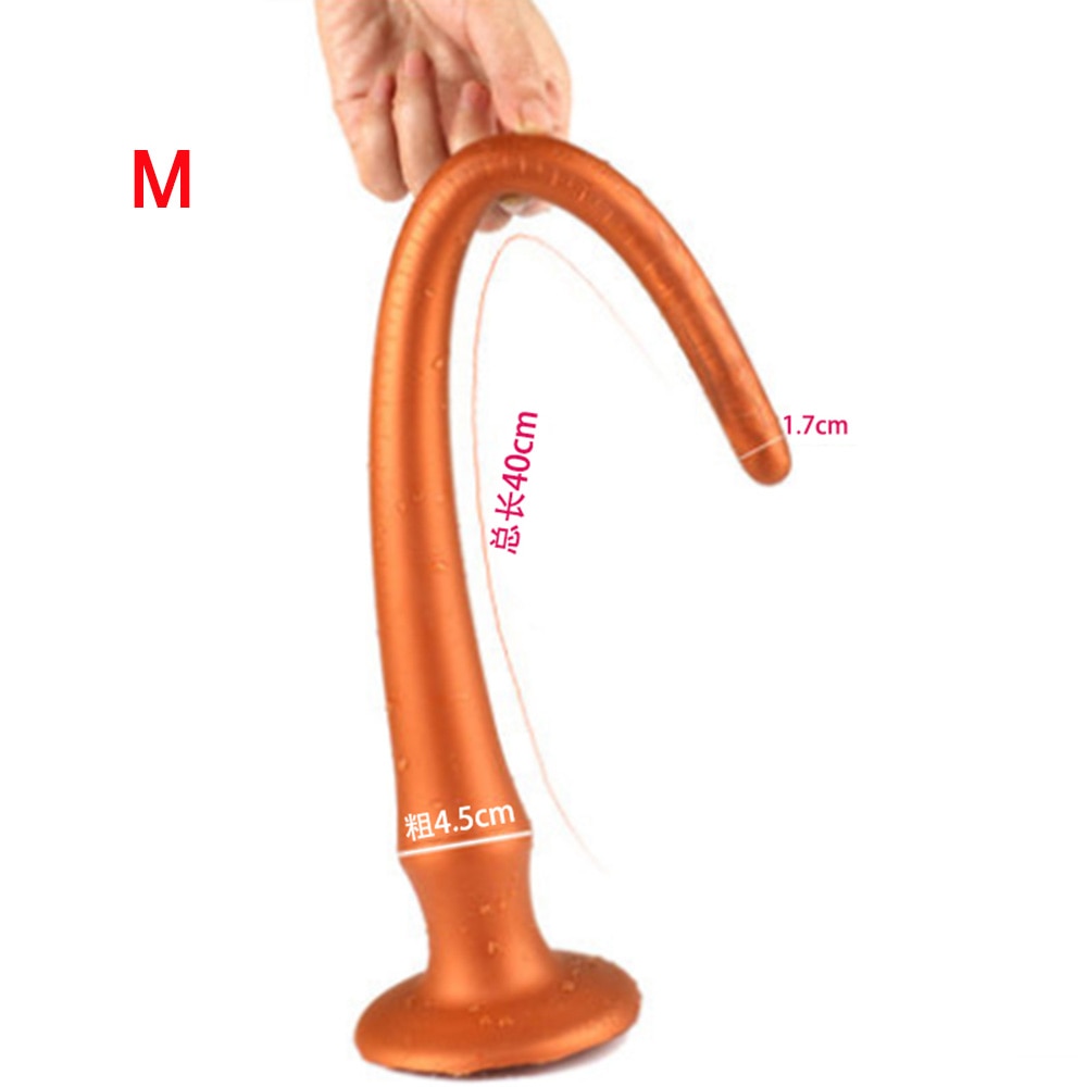 Super Long Silicone Butt Plug (2 Colors) Various Lengths.