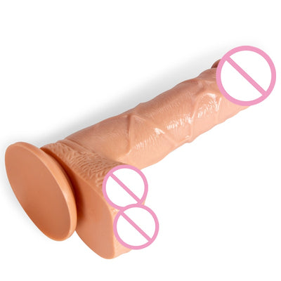 Realistic Dildo with Suction Cup Various Sizes and Colors.