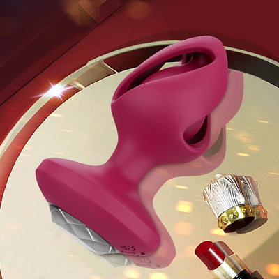 Rechargeable Wireless Remote Control Anal Plug Vibrator.