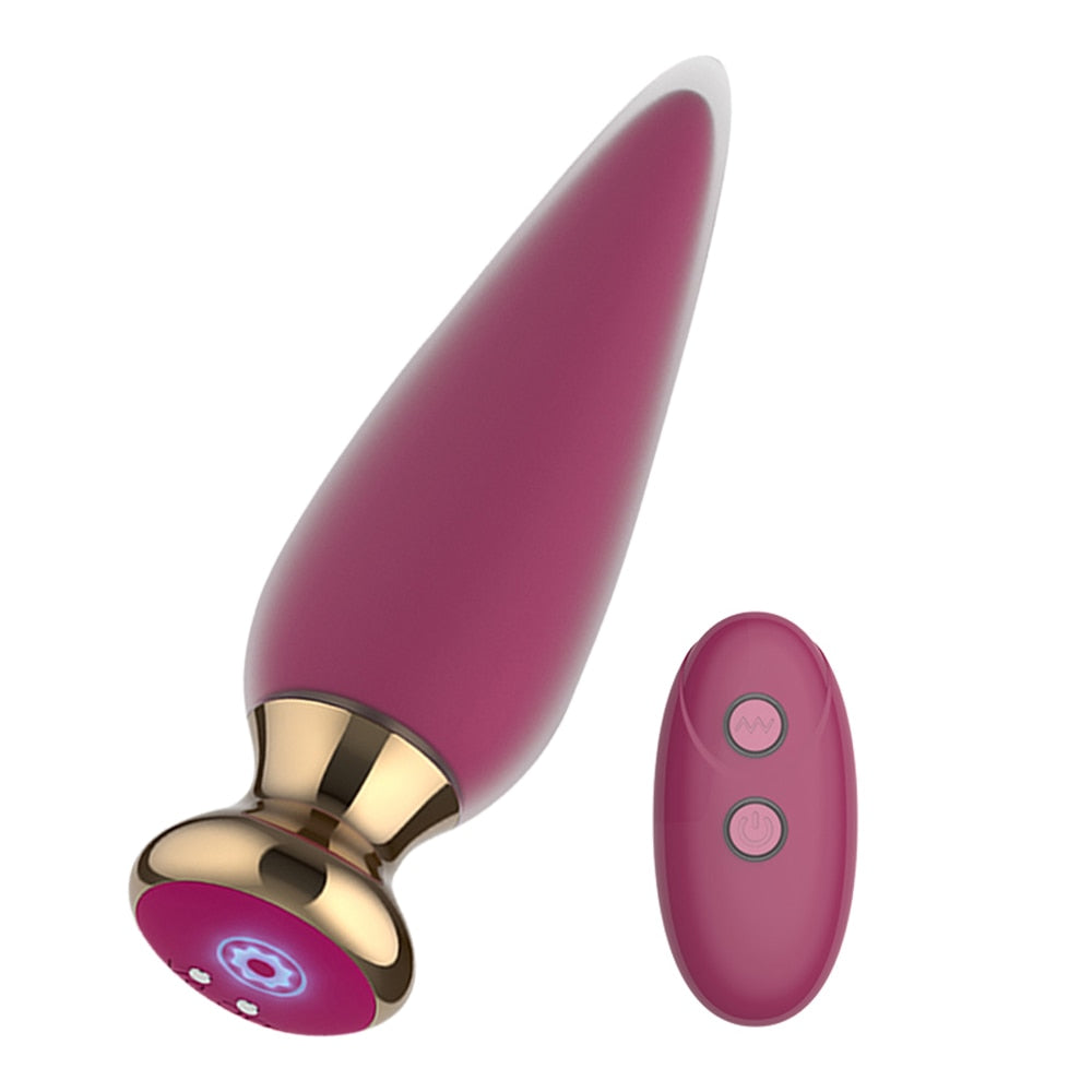 Wireless Remote Anal Vibrator Sex Toy For Men Women Vagina G Spot Dildo Vibrator - toys-3366