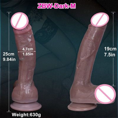 Realistic Looking - Huge Dildo with Suction Cup Various Sizes and Colors.