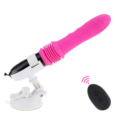 Sex Machine Telescopic Dildo Vibrator Automatic Up Down Massager Female Masturbation - toys-3366