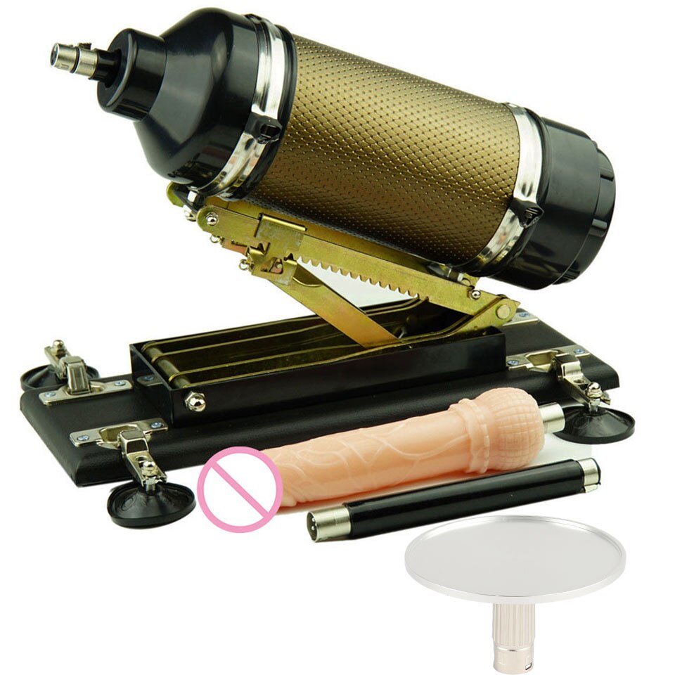 Cannon Sex Machine with Male Masturbator Cup and  Big Dildos Automatic Love Machines.  (Various Colors and Packages Available With Different Attachments)