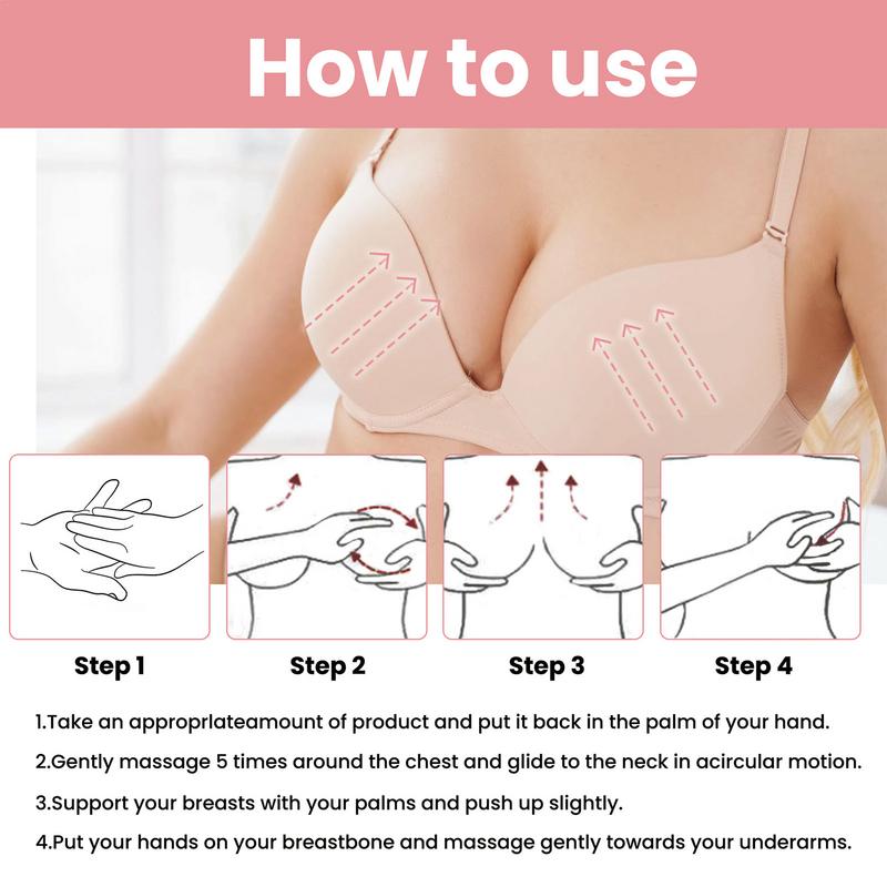 Huile repulpante pour les seins Huile de massage pour l'élargissement des seins Pour augmenter le volume des seins Les résultats peuvent varier