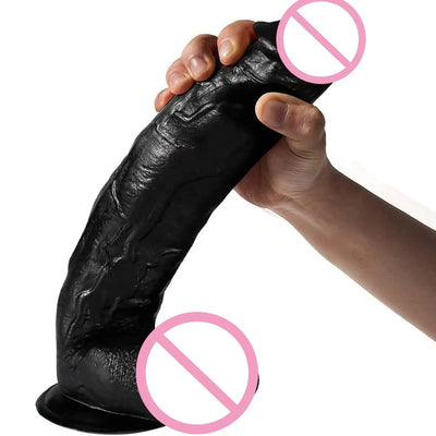 11 Inch Huge Realistic Silicone Dildo with Suction Cup. (2 Variations)