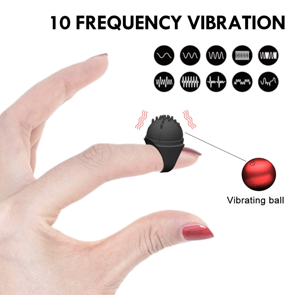 10 Vibrating Modes Rechargeable Ring Vibrator. (2 Ring Variants)
