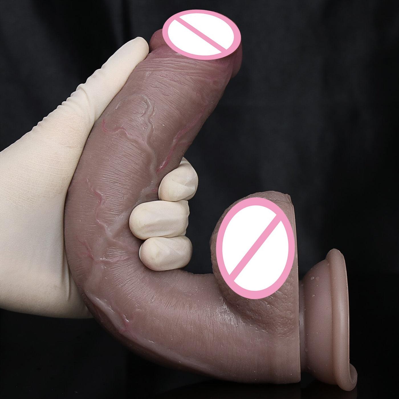 Realistic Silicone Long Penis Dildo with Suction Cup.