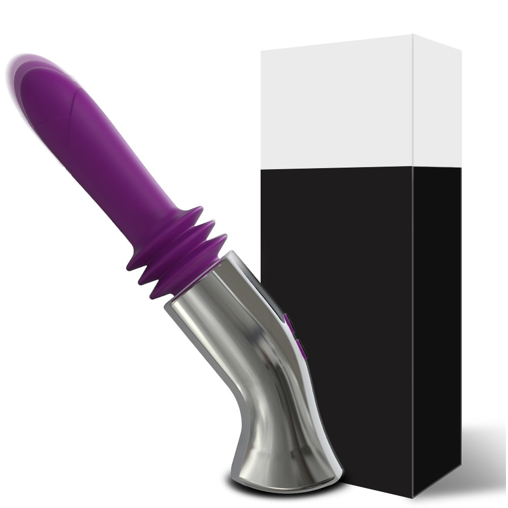 Automatic Up Down Massager Sex Machine Telescopic Dildo Vibrator G Spot Thrusting Retractable Vaginal Toy Female Masturbation