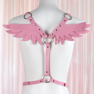 Various Styles, Colors and Prices of Outfits - Angel Wings Garter Belt Thigh Strap Sexy Lingerie